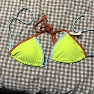 Aeire Vibrant Triangle Bikini Top